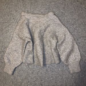 Thick grey cozy sweater